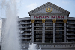 Wasserspiele vor dem Caesars Palace Las Vegas