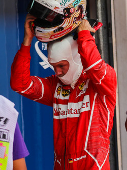 Sebastian Vettel, Ferrari in parc ferme