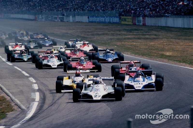 Alan Jones, Williams et Jacques Laffite, Ligier