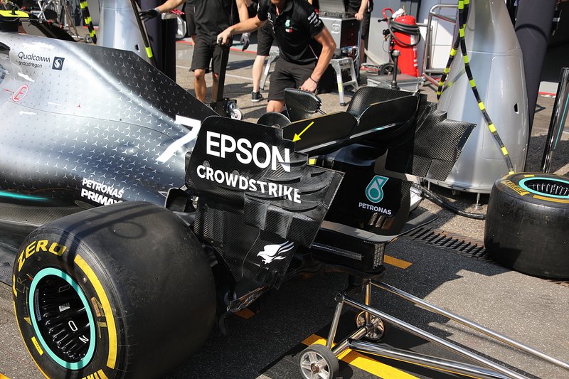 Détail technique de la Mercedes AMG F1 W10
