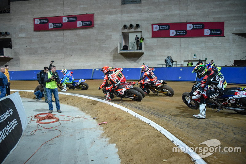 Actiebeeld van de race