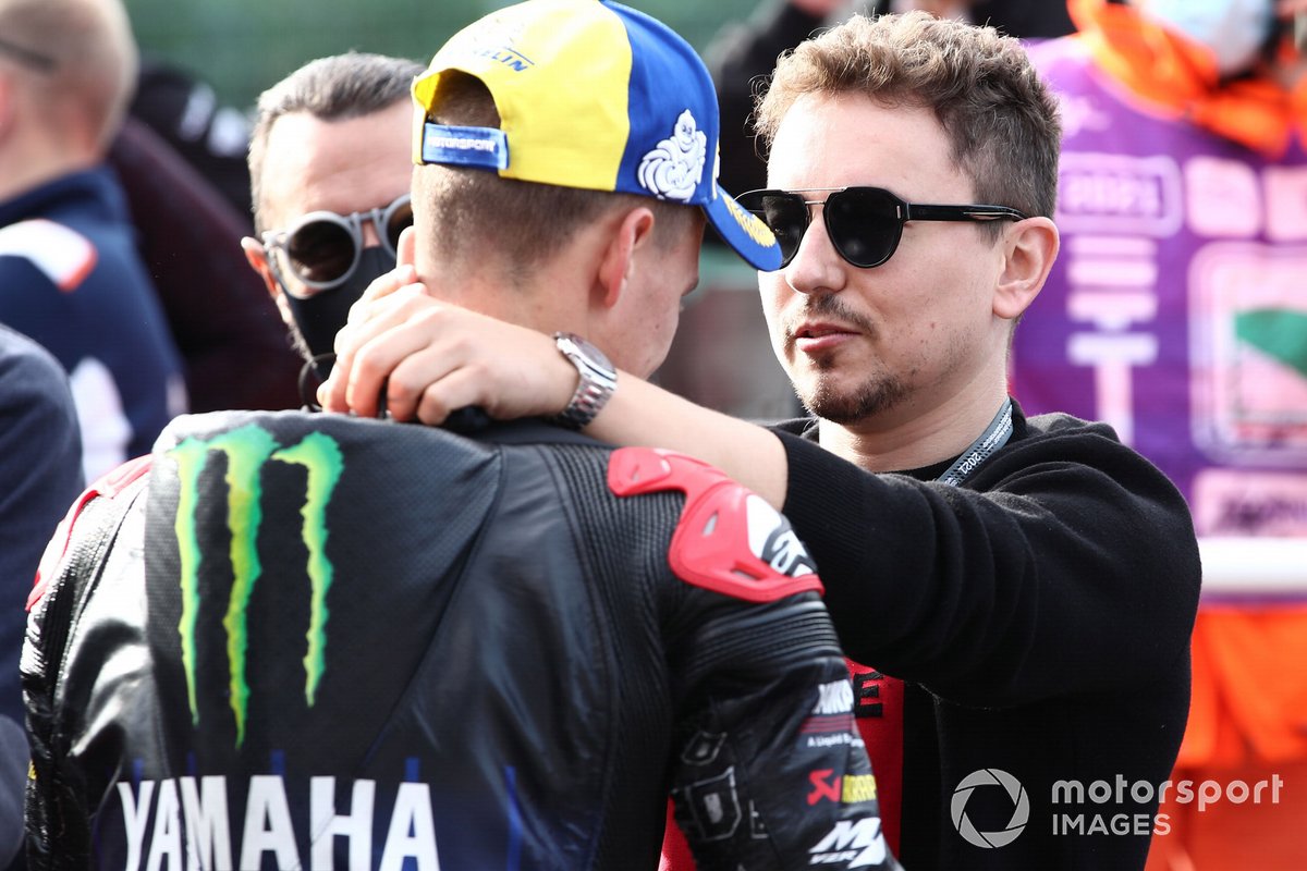 Il campione del mondo Fabio Quartararo, Yamaha Factory Racing e Jorge Lorenzo
