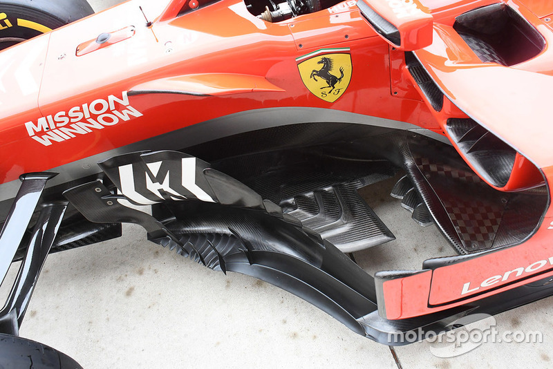 Боковые дефлекторы Ferrari SF71H