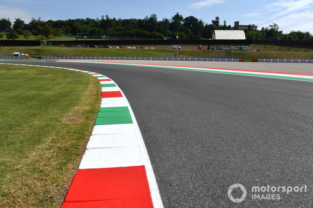 Kerb dan detail trek Mugello