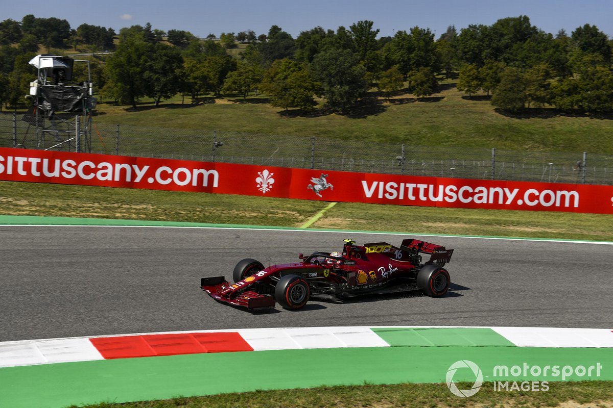 Charles Leclerc, Ferrari SF1000. La F1 ha scoperto il Mugello ed i piloti sono rimasti affascinati dallo splendido tracciato toscano