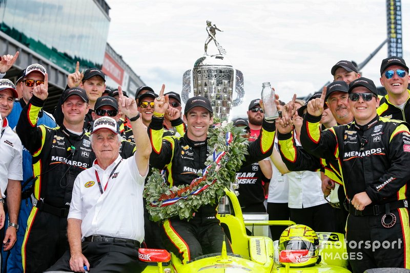 26. Mai 2019: Simon Pagenaud holt seinen ersten Indy-500-Sieg und den 18. für Roger Penske