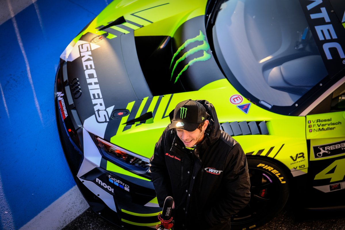 #46 Team WRT Audi R8 GT3 LMS Evo: Valentino Rossi