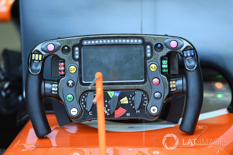 McLaren MCL32 direksiyon
