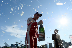 Robin Frijns, Amlin Andretti Formula E Team, celebra en el podio