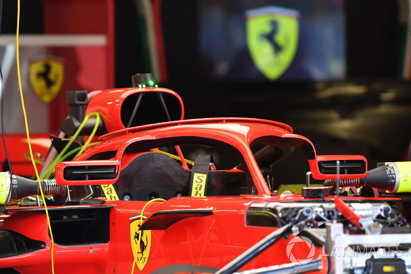 Spion halo baru Ferrari SF71H