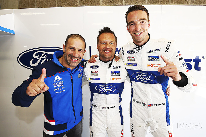 GTE pole sitters #67 Ford Chip Ganassi Racing Ford GT: Andy Priaulx, Harry Tincknell, Tony Kanaan