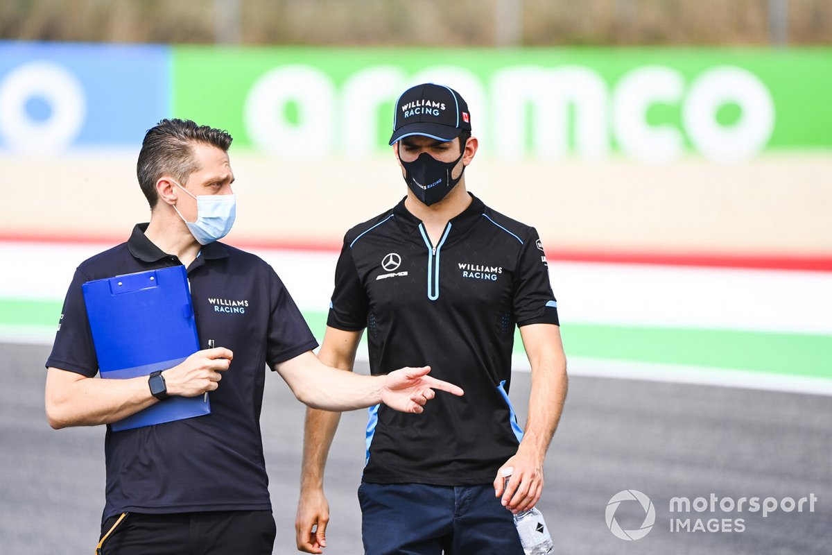 Nicholas Latifi, Williams Racing walks the track