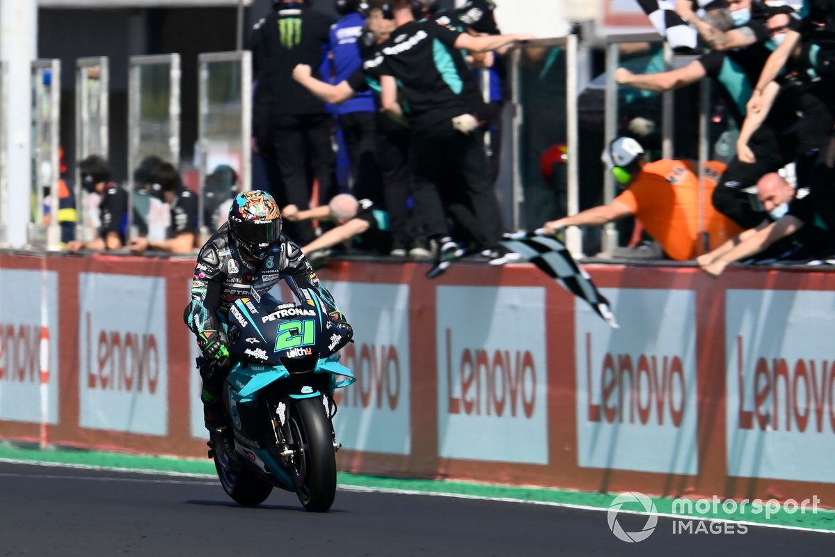 Franco Morbidelli, Petronas Yamaha SRT, wins