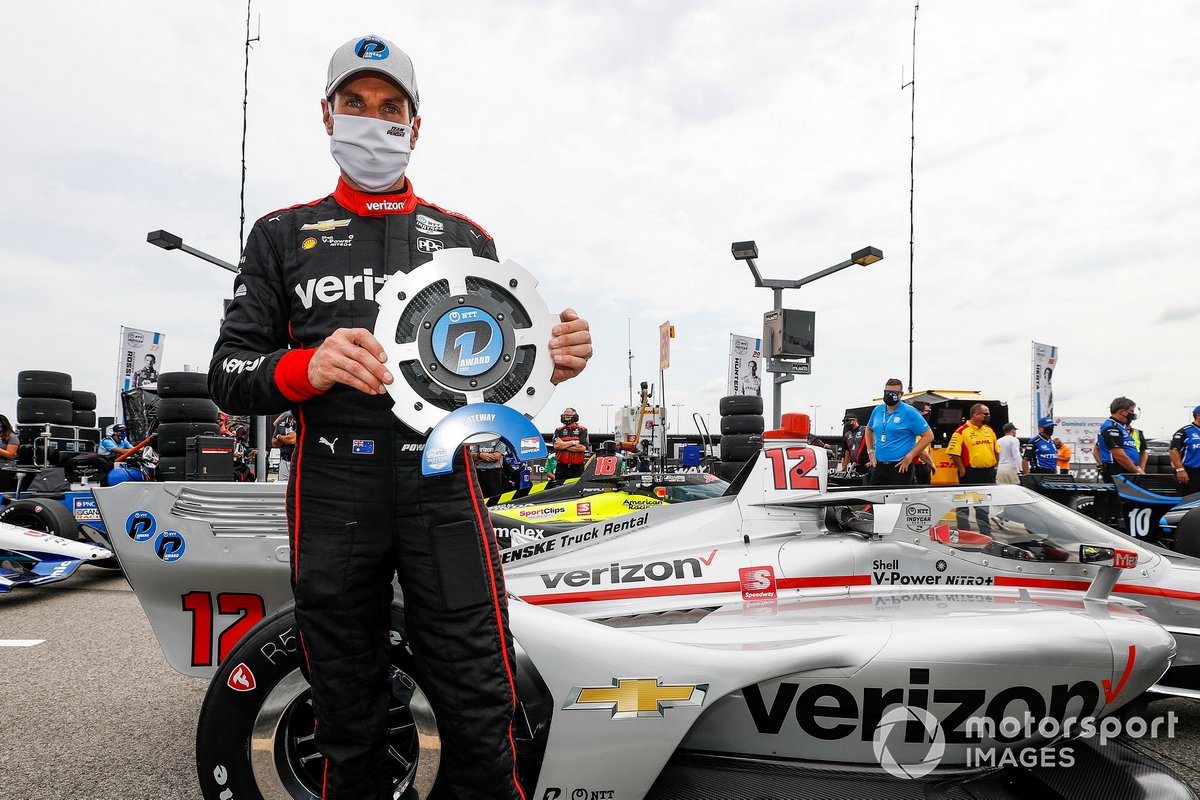Ganador de la pole Carrera 1, Will Power, Team Penske Chevrolet