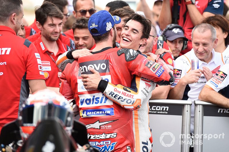 Marc Marquez, Repsol Honda Team, Andrea Dovizioso, Ducati Team