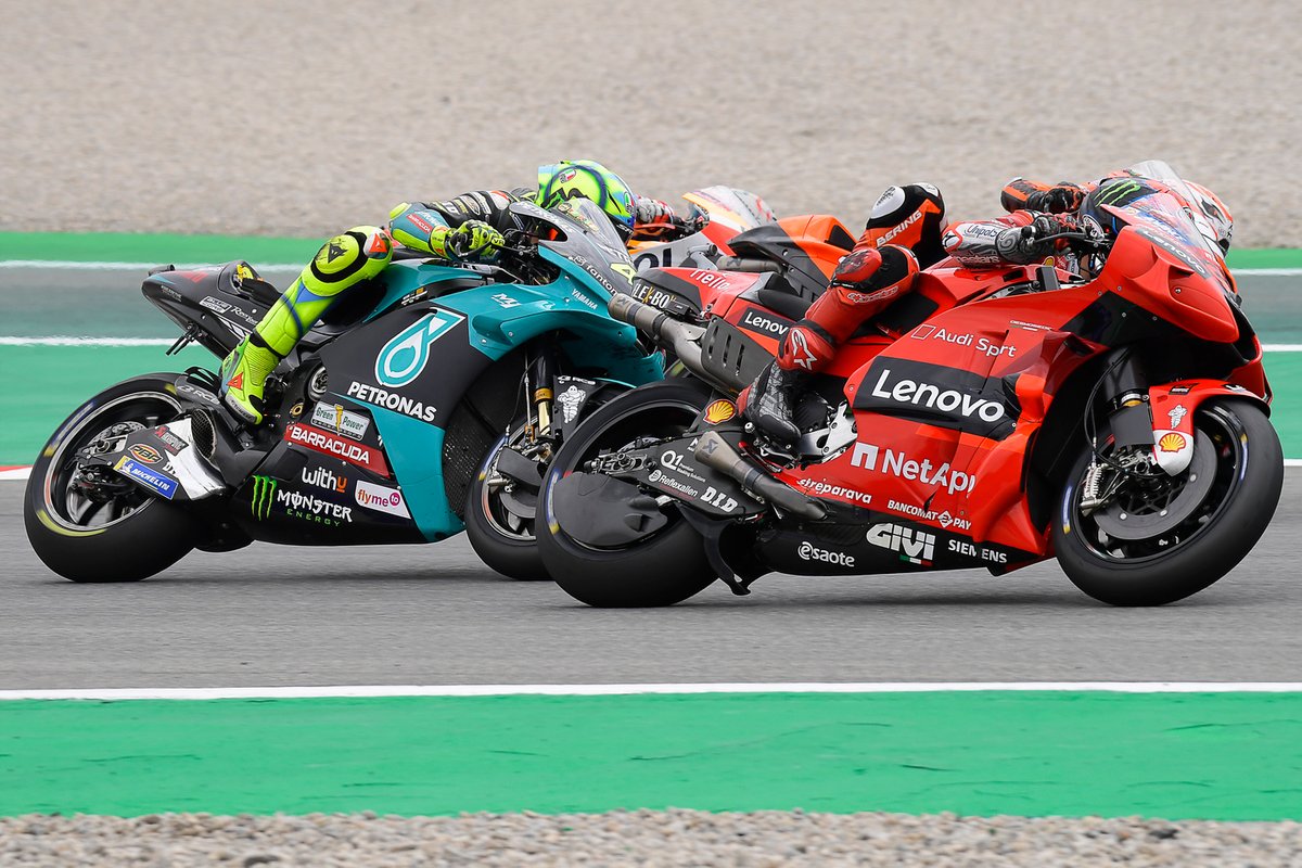 Francesco Bagnaia, Ducati Team, Valentino Rossi, Petronas Yamaha SRT