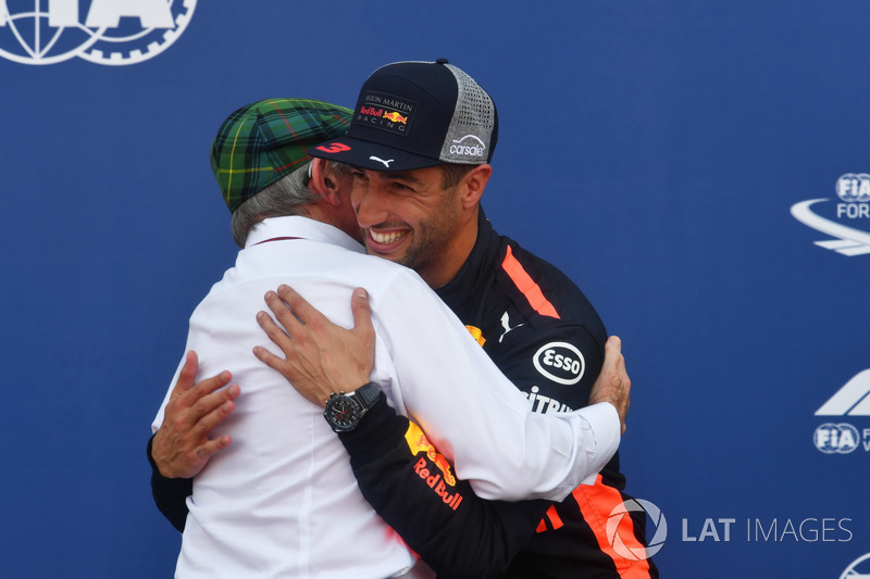 Daniel Ricciardo, Red Bull Racing y Jackie Stewart