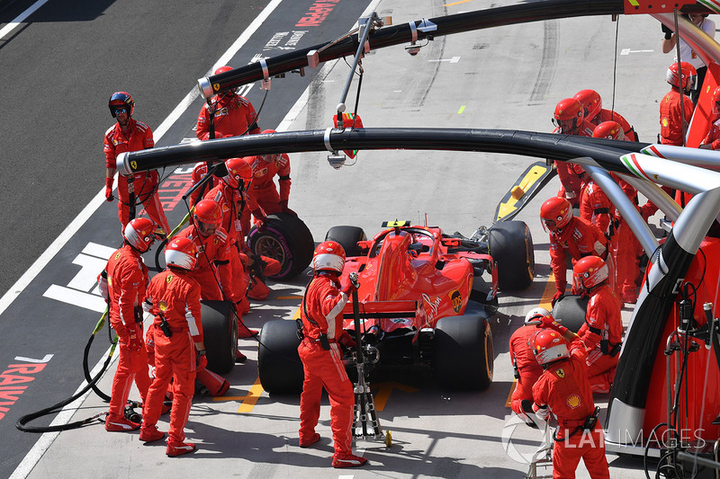 Пит-стоп: Кими Райкконен, Ferrari SF71H