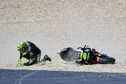 Sturz: Pol Espargaro, Monster Yamaha Tech 3