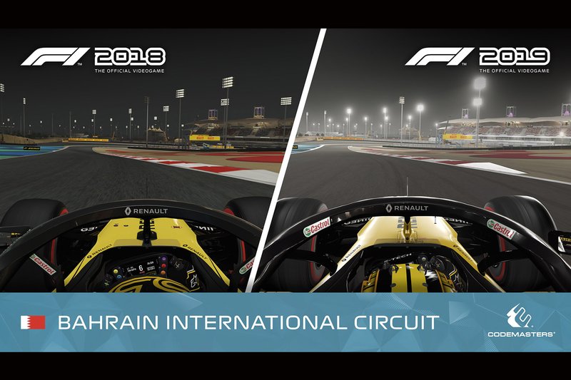 F1 2018 vs. F1 2019