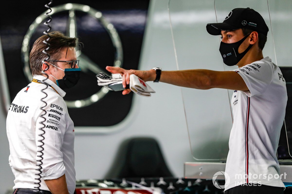 Peter Bonnington, Yarış mühendisi, Mercedes AMG, George Russell, Mercedes-AMG F1