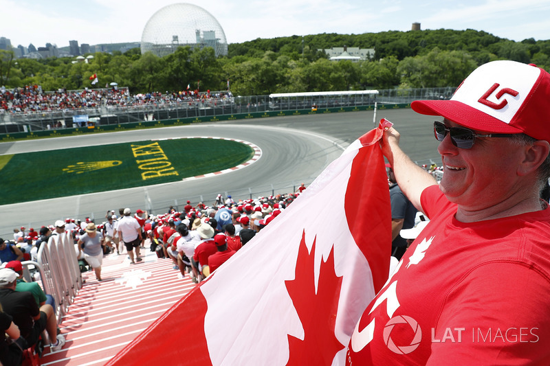 Un fan canadiense de Lance Stroll, Williams Racing