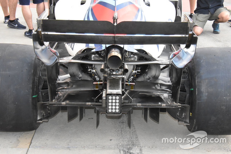 Детали задней части Williams FW41