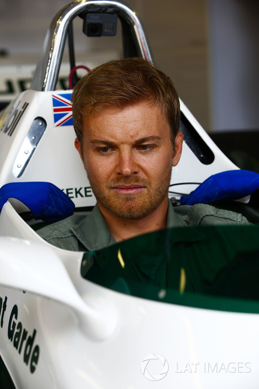 Ніко Росберг у боліді Williams FW08 Cosworth 1982 року