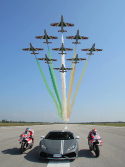 Andrea Dovizioso, Ducati Team, Michele Pirro, Ducati Team e Mirko Bortolotti