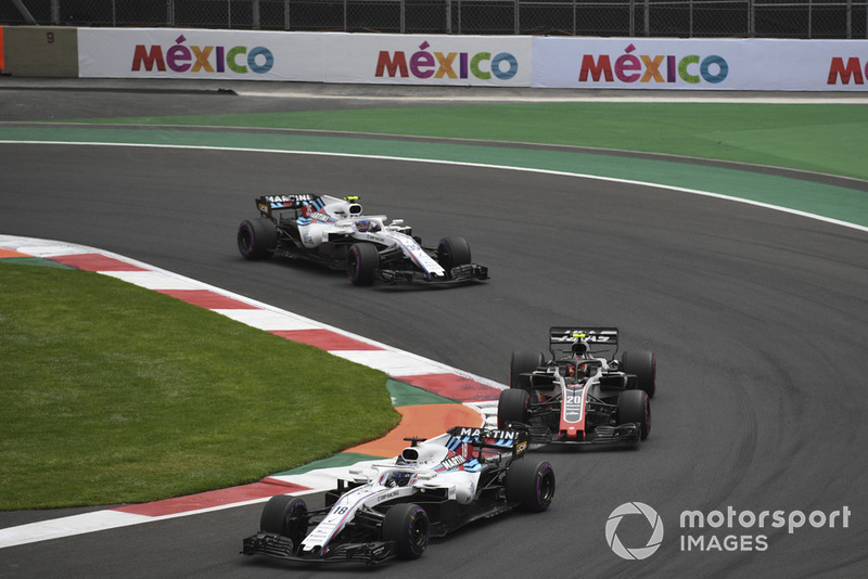Kevin Magnussen, Haas F1 Team VF-18 Lance Stroll, Williams FW41