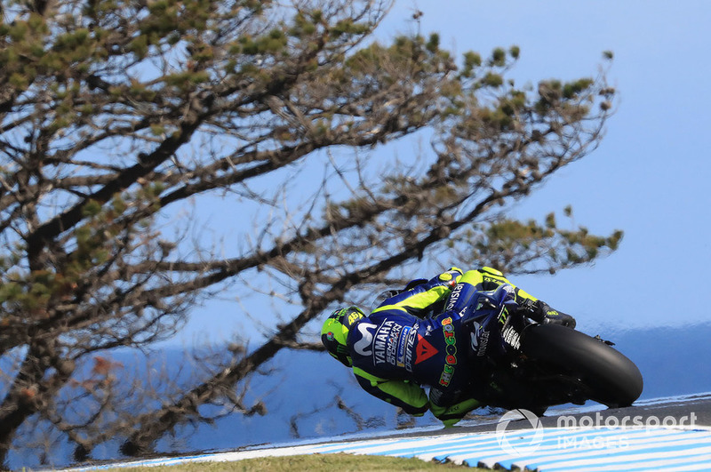 Valentino Rossi verpasste die zweite Startreihe knapp