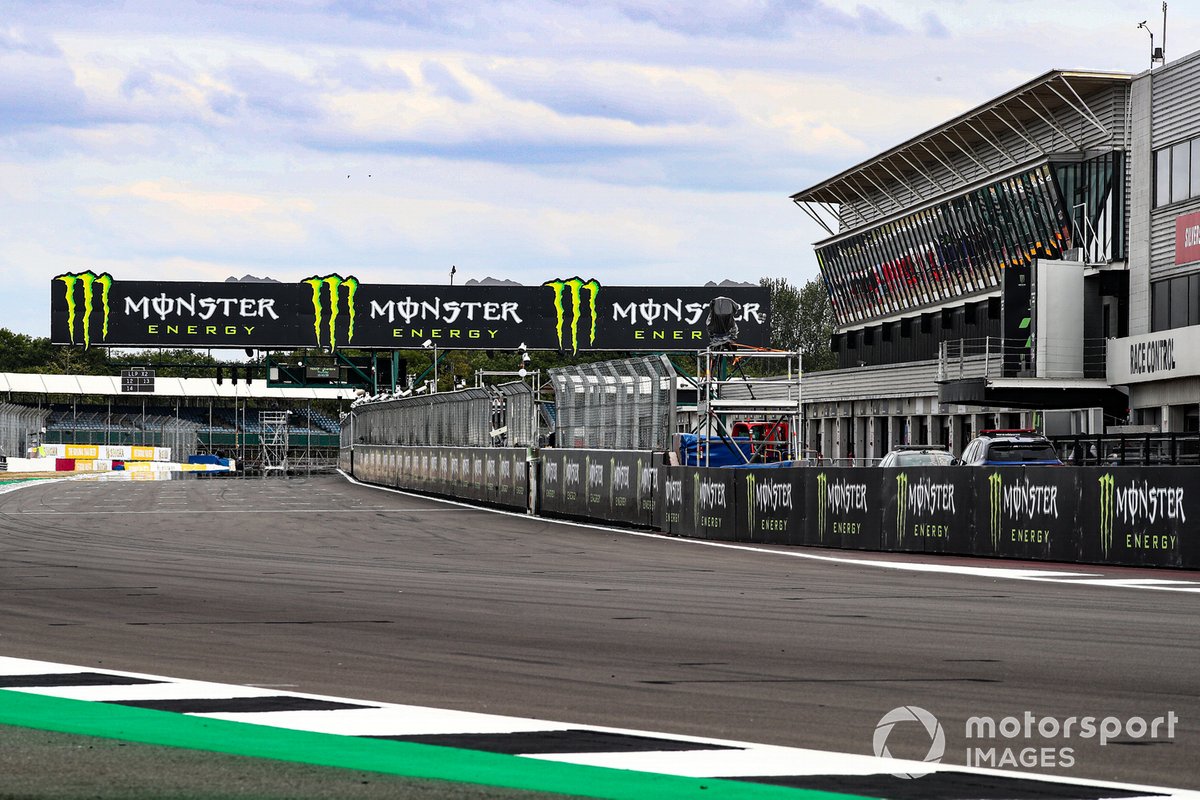 La ligne droite utilisée pour l'édition 2022 du GP de Grande-Bretagne