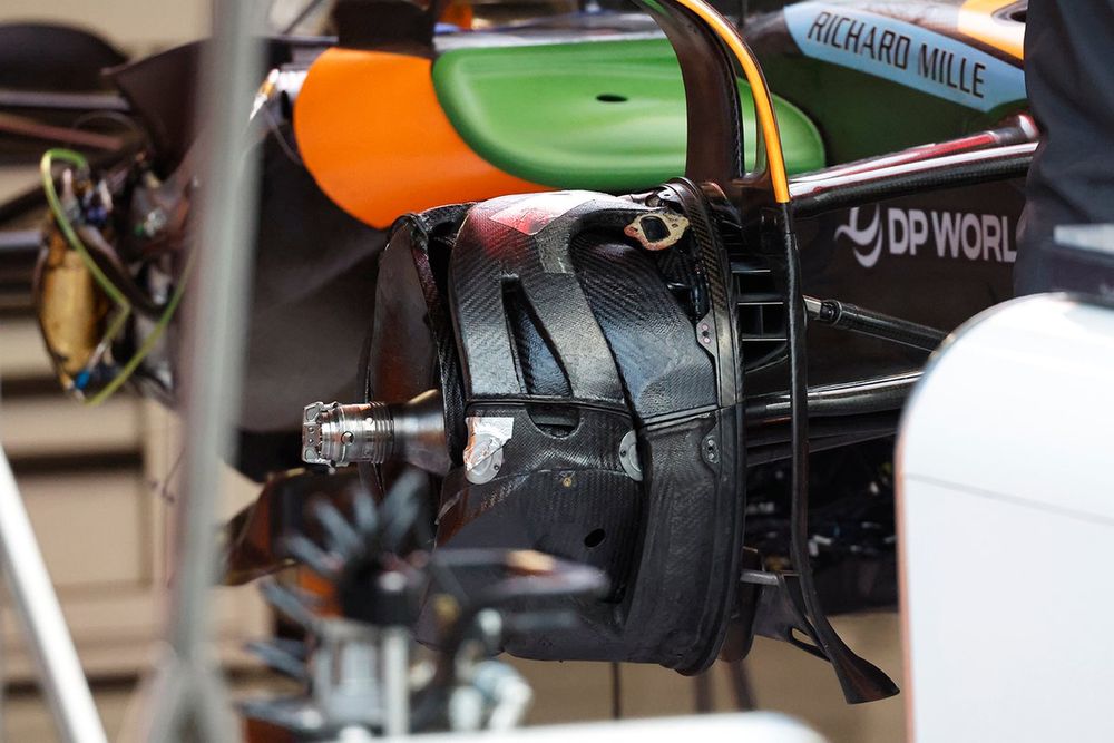 McLaren MCL60 Detalle del tambor de freno