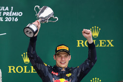 Podium: derde Max Verstappen, Red Bull Racing