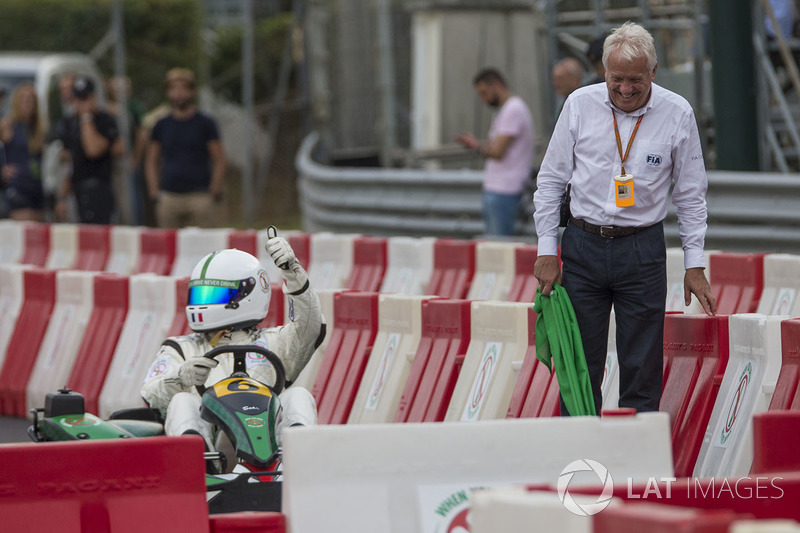 Karting and Charlie Whiting, FIA Delegate