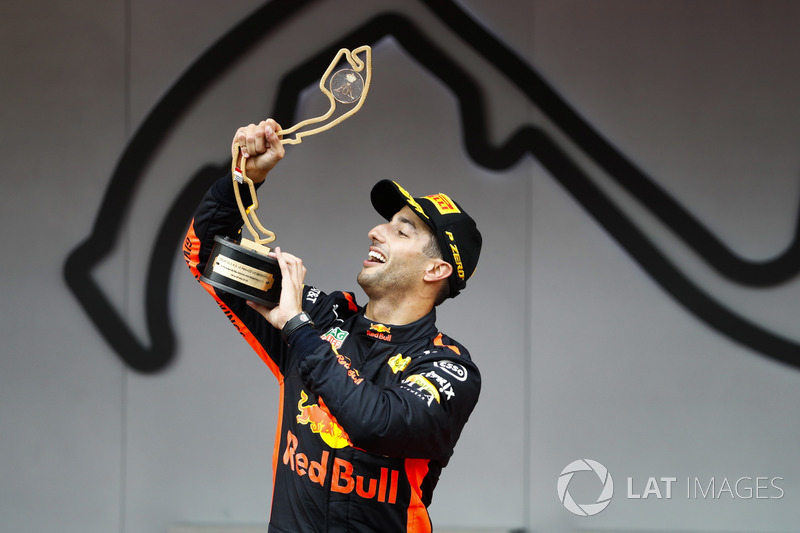 Race winner Daniel Ricciardo, Red Bull Racing