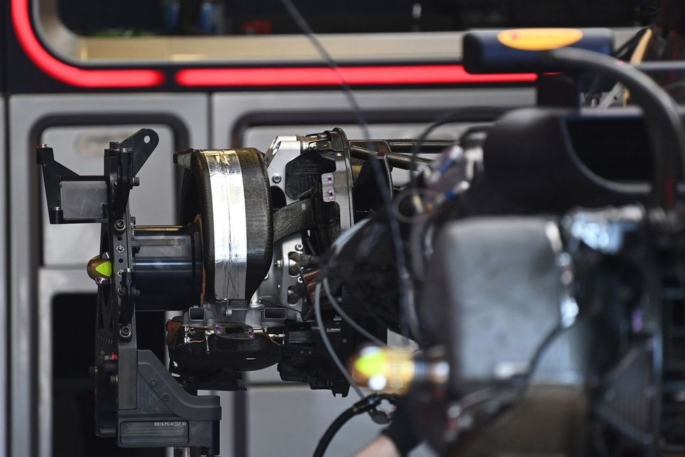Detalle del tambor trasero del Red Bull Racing RB19