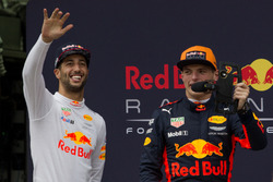 Daniel Ricciardo, Red Bull Racing and Max Verstappen, Red Bull Racing celebrate