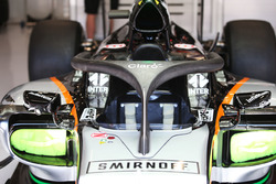 Sahara Force India F1 VJM09 with a Halo cockpit cover