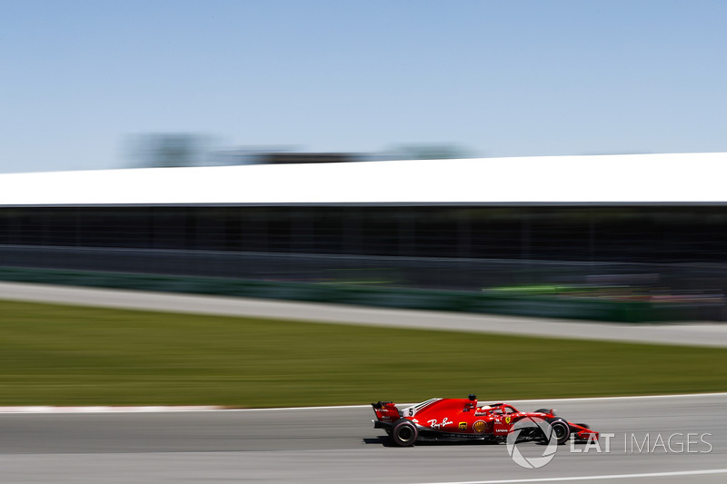 Sebastian Vettel, Ferrari SF71H.