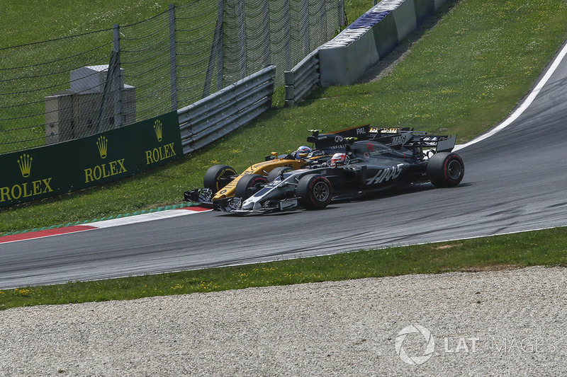 Кевін Магнуссен, Haas F1 Team VF-17, Джоліон Палмер, Renault Sport F1 Team RS17