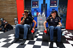 A race fan takes on Max Verstappen, Red Bull Racing in a TV quiz show
