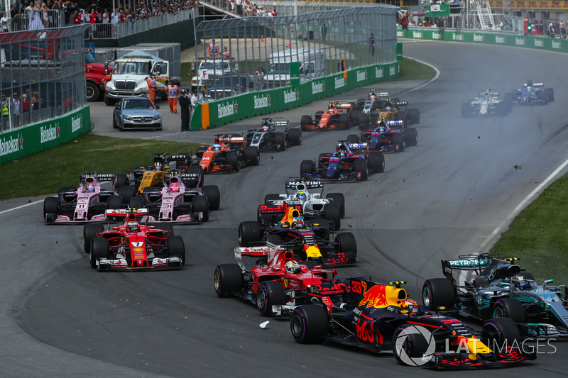 Валттері Боттас, Mercedes-Benz F1 W08, Макс Ферстаппен, Red Bull Racing RB13, Себастьян Феттель, Fer