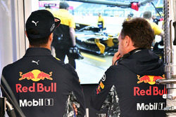 Daniel Ricciardo, Red Bull Racing and Christian Horner, Red Bull Racing Team Principal