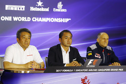 Katsuhide Moriyama, Honda, Masashi Yamamoto Honda-Motorsportchef, Franz Tost, Toro-Rosso-Teamchef