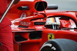 Ferrari SF71H, specchietto sull'halo
