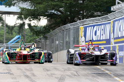 Jose Maria Lopez, DS Virgin Racing; Daniel Abt, ABT Schaeffler Audi Sport