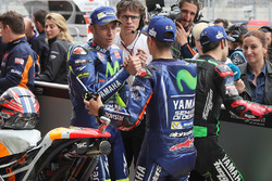 Valentino Rossi, Yamaha Factory Racing; Maverick Viñales, Yamaha Factory Racing