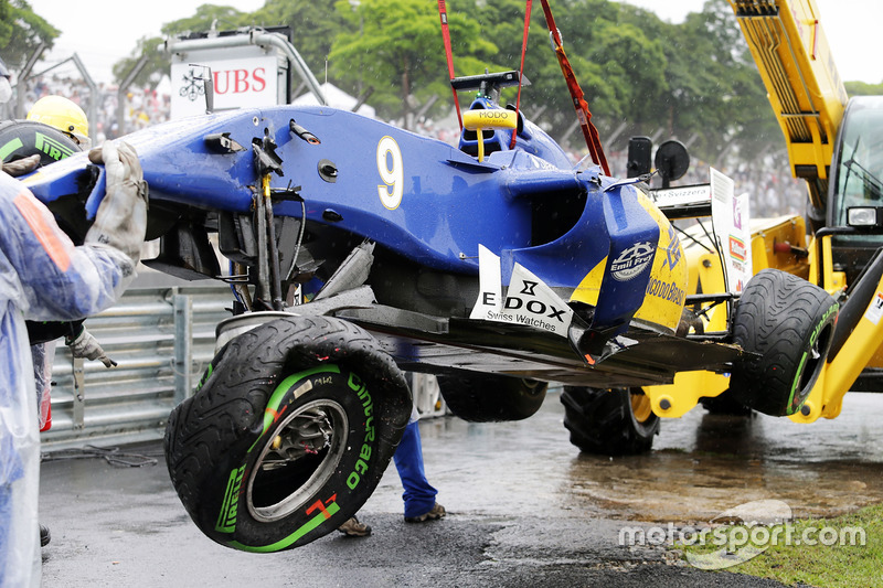 DNF Marcus Ericsson, Sauber F1 Team