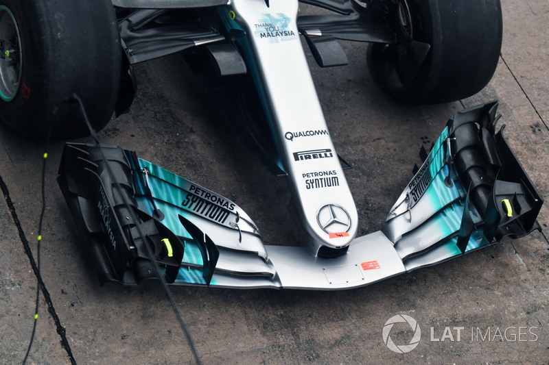 Mercedes-Benz F1 W08: Frontpartie